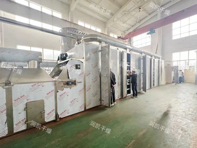湖南某股份有限公司訂購的帶式干燥機-客戶驗收成功